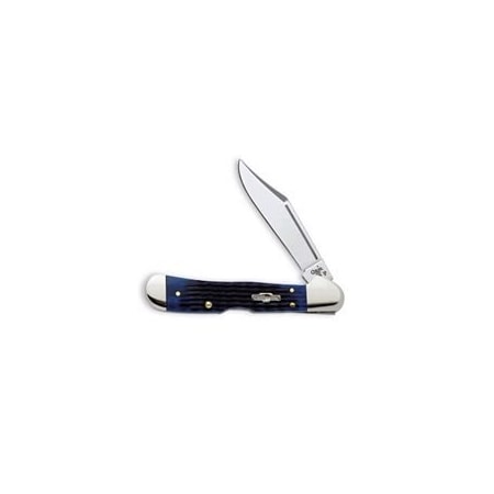 CASE CASE 02864 Folding Pocket Knife, 2.72 in L Blade, 1-Blade, Blue Handle 2864